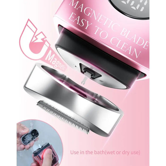 AURAGO TRAVEL PRO – Rechargeable Electric Razor & Body Trimmer for Women